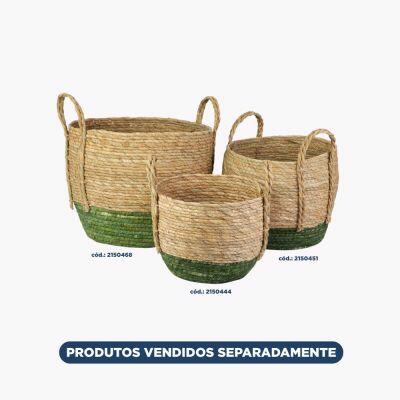 Cesto Organizador Lima Verde 28x28x25cm Casa&ideia