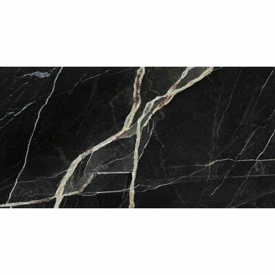 Porcelanato Nero Levanto Preto Retificado Polido 62cmx1,21m Damme