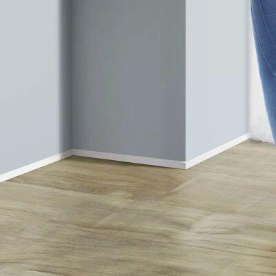 Kit Moldura Rodapé 2,4M X 3CM Ecopremium Liso Branco 4pcs Ecomex Brasil