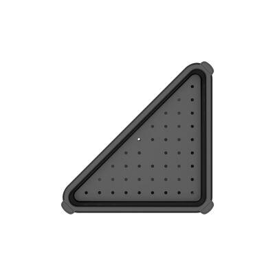 Estante Plástico 3 Prateleiras Canto Preto 76,5x33x33 Grifit Estante Plástico 3 Prateleiras Canto Preto 76,5x33x33 Grifit