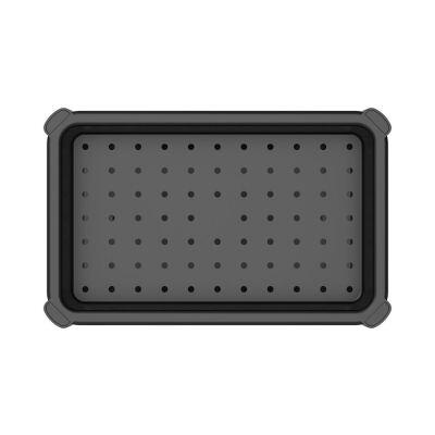 Estante Plástico 3 Prateleiras Geo Base Preto 76,5x36x23 Grifit Estante Plástico 3 Prateleiras Geo Base Preto 76,5x36x23 Grifit