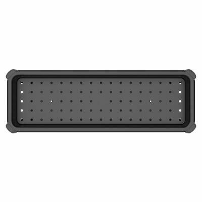 Estante Plastico Geo Linear Preto 76,5x54x18 Grift