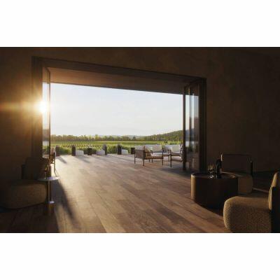 Porcelanato Arca Tropical Marrom Retificado Externo 20x120cm Portobello