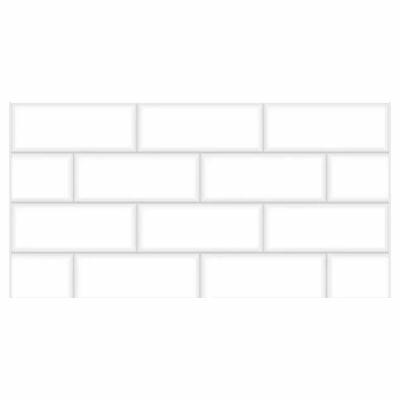 Piso Cerâmico Element White Mate Branco Bold Acetinado 31x59 Ilhabella