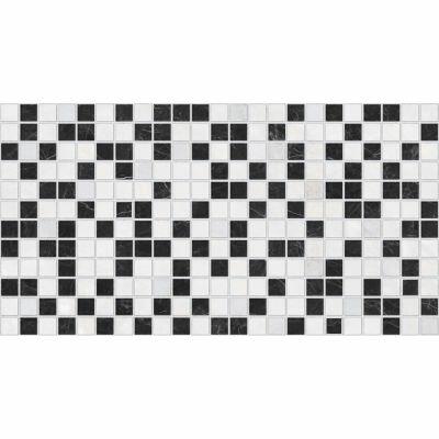 Piso Cerâmico 31x59 Mosaic Black Ilhabella