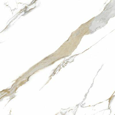 Porcelanato Calacata Oro Lux Retificado Polido 80x80cm Biancogres