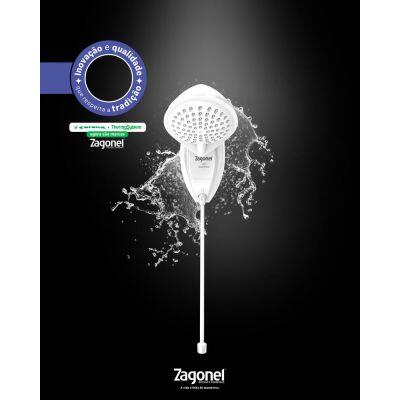 Chuveiro Eletrônico Ducha ND Branco Zagonel