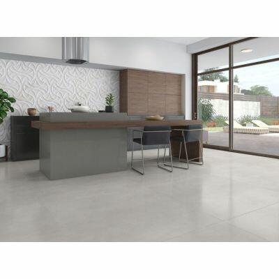 Porcelanato York Niquel Cinza Retificado Rústico 83x83cm Damme