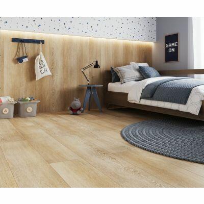 Piso Vinílico 23x140cm Itajaí SPC Amarelo Click Vexa Acabamentos