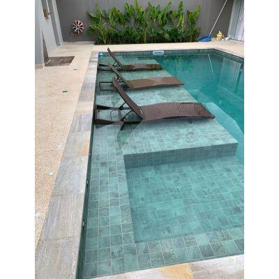 Revestimento Palau Verde Bold Acetinado 10x10cm Strufaldi