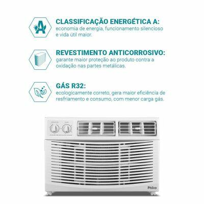 Ar Condicionado de Janela 7500 BTUS PAJ7FA Branco Frio Philco