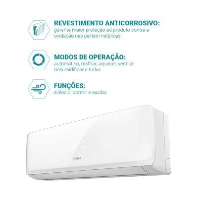 Ar Condicionado Split 9000 Btus Pas9qt Branco Quente e Frio Philco