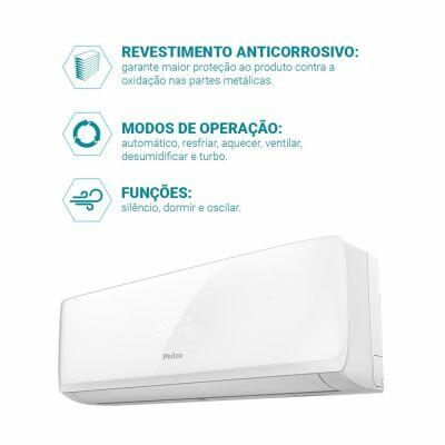 Ar Condicionado Split 9000 Btus Pas9qt Branco Quente e Frio Philco