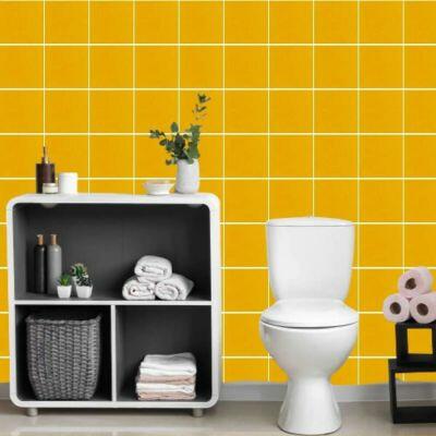 Revestimento Amarelo Bold Brilhante 10x10cm Strufaldi