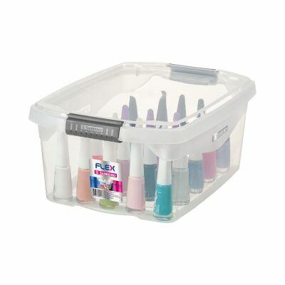 Caixa Plástica 6l Flex Transparente Sanremo
