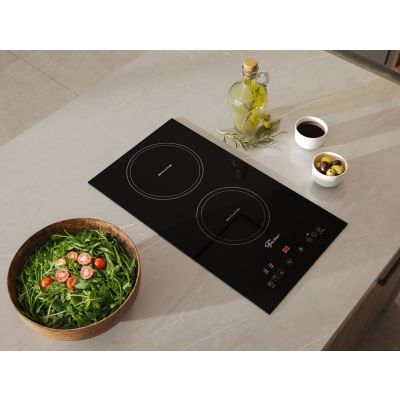 Cooktop Indução 2 Bocas Vidro Embutir Preto 220v Fischer