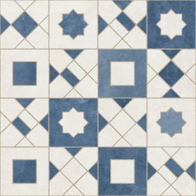 Porcelanato 60x60cm Ladrilho Marroquino HD Blue Retificado Extra Ceusa
