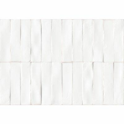 Revestimento Parede Tijoletas Matte White Retificado Natural 45x65cm Ceusa