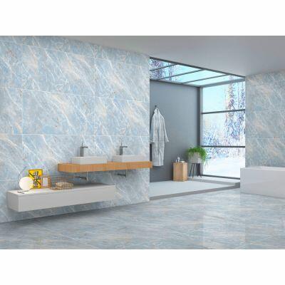 Piso Cerâmico Aspen Azul Mar Retificado Polido 61x116cm Ilhabella