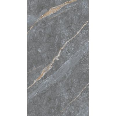 Piso Cerâmico Dommus Cinza Chumbo Retificado Polido 61x116cm Ilhabella