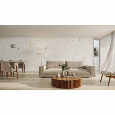 Porcelanato Polido 120cm X 120cm Parana Gold Wh Ret Extra Portinari