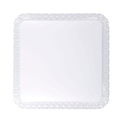 Plafon LED 18W Quadrado 3000K Bivolt Vitralux
