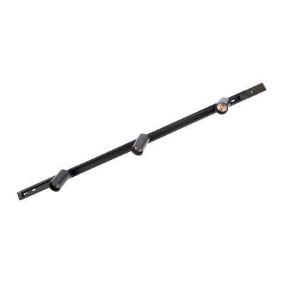 Kit Trilho 3 Lâmpadas 18W Bivolt Preto 3000K Vitralux