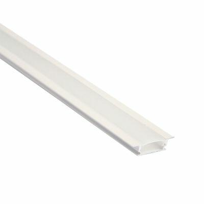 Perfil de Alumínio para Fita de LED Embutir 2M Branco Vitralux