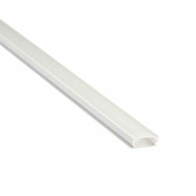 Perfil de Alumínio para Fita de LED Sobrepor 2M Branco Vitralux