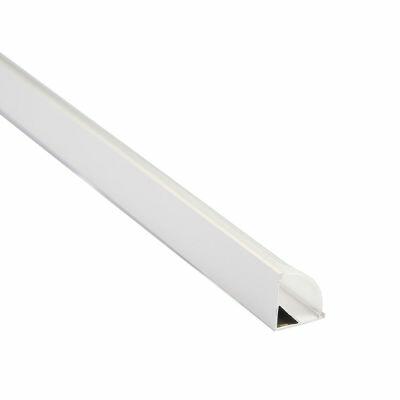 Perfil de Alumínio para Fita de LED 90° 2M Branco Vitralux
