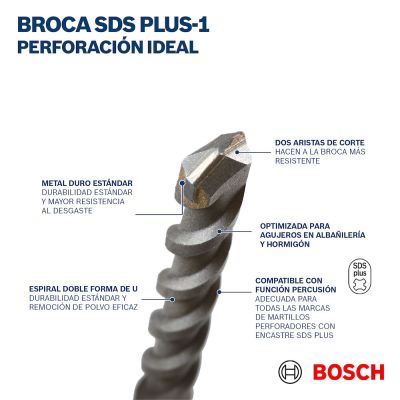 Broca Sds Plus 10x150x210mm Prata Bosch
