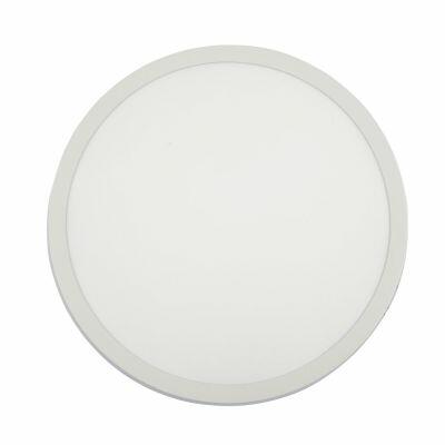 Painel LED Sobrepor Redondo 24W Branco 3000K Bivolt Vitralux