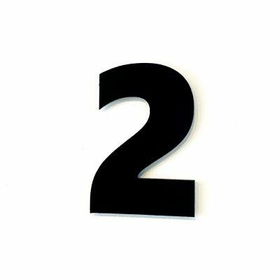 NUMERO RESIDENCIA 13CM ACM 2 PRETO .