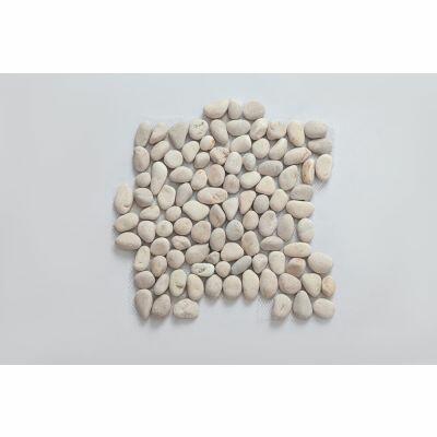 Seixo Branco Fosco 30,5x30,5cm Glass Mosaic