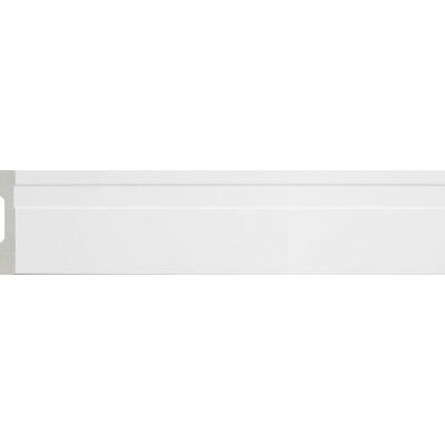 Rodapé com Friso Branco 2,40m x 7cm Málaga