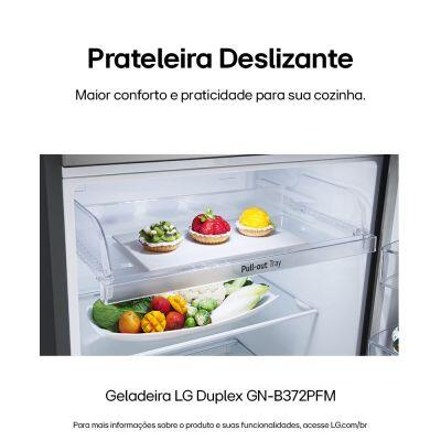 Geladeira 375l Gn-b372pfm Inox Escovado Lg