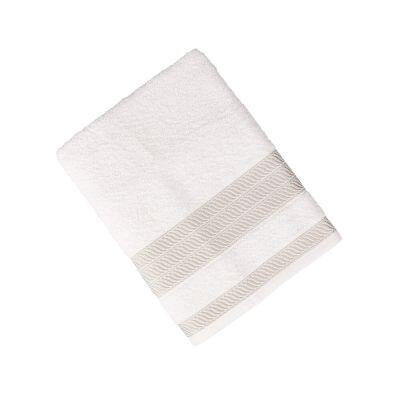 TOALHA BANHAO 80CM X 1,50CM SIENA OFF WHITE .