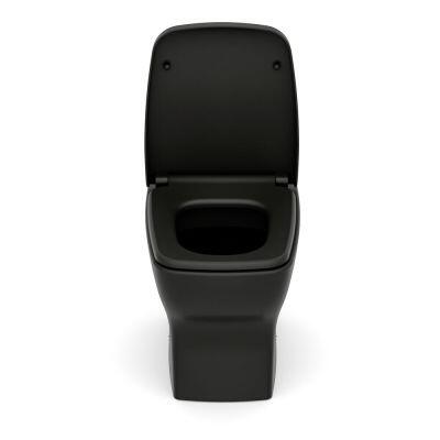 Kit Bacia Convencional Boss Matte Black Roca Louças