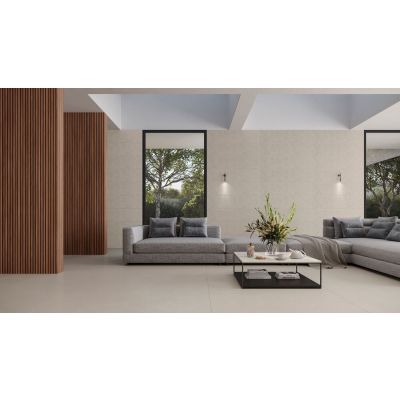 Porcelanato Berlin Natural Bege Retificado Extra 9090cm Ceusa