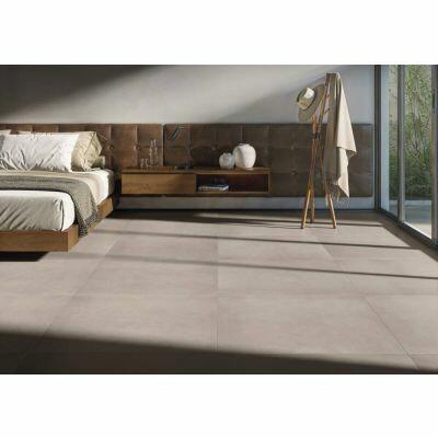 Porcelanato 80cm X 80cm Hit Fendi Cinza Retificado Extra Portobello