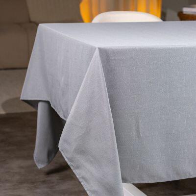Toalha de Mesa 1,60M X 2,20m Versatile Elinor Cromio Copa e Cia