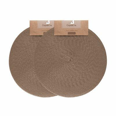 Kit Lugar Americano 38CM Luna Allure 2PCS Copa e Cia