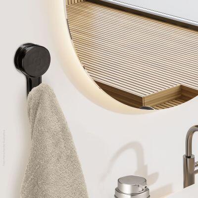 Suporte para Toalha Gancho Black 11,5cm Arthi