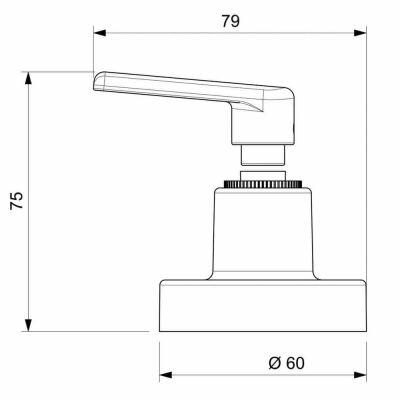 Acabamento De Registro 1/2" a 1" Bas Deca Smart-n Cromado Celite