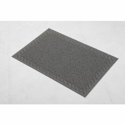 Capacho Vinil Light Rebaixo Cinza 40x60cm Kapazi