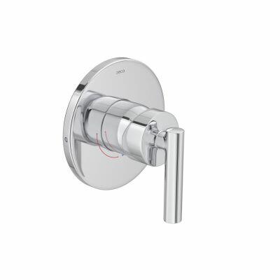 Acabamento Monocomando Para Chuveiro 1/2" E 3/4" Beta Cromado Alta e Baixa Pressão Deca