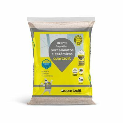 Rejunte Porcelanato Quartzolit Cinza Platina 1kg