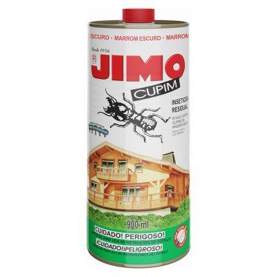 JIMO Cupim Eficaz Contra Cupim e Brocas Tratamento Preventivo e Curativo da Madeira Seca em Ambientes Internos e Externos Cor Marrom Escuro Lata 900ml