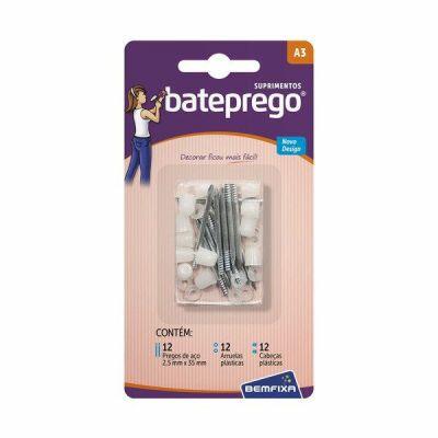 Suprimentos para Bateprego Bemfixa 2,5x35mm 36 Peças 5020 Suprimentos para Bateprego Bemfixa 2,5x35mm 36 Peças 5020
