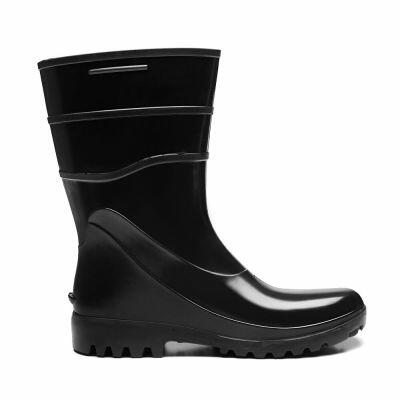 Bota de PVC de Cano Curto com Forro Nº 44 Preto Bracol